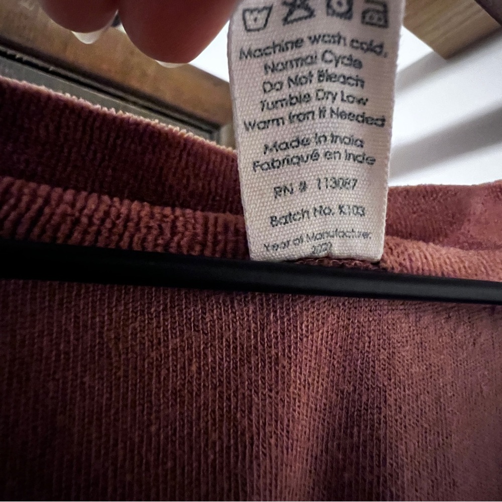 Kate Quinn Velour Gathered Button Pocket Dress M - Picture 9 of 13